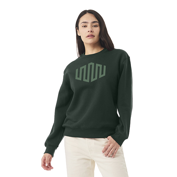 BELLA+CANVAS Unisex 10 oz. Heavyweight Crewneck - Forest