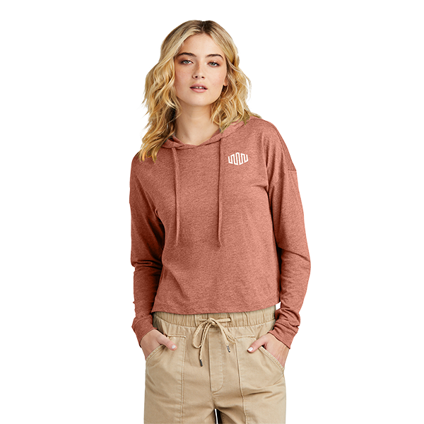 District Perfect Tri Midi Hoodie - Desert Rose