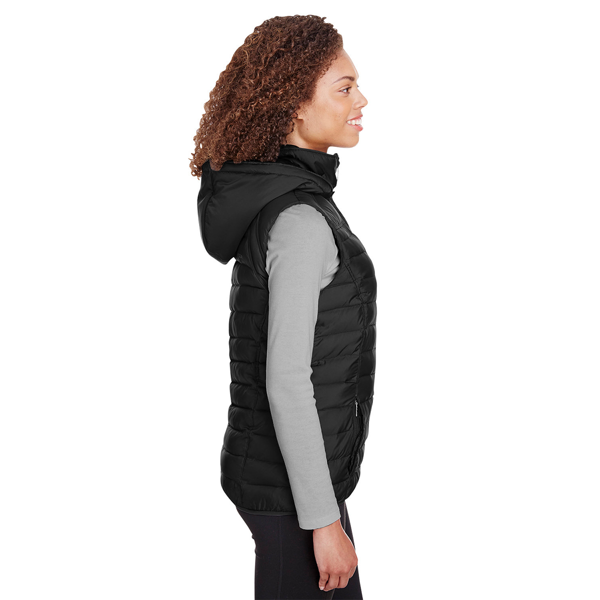 Spyder Ladies' Supreme Puffer Vest with Detachable Hood