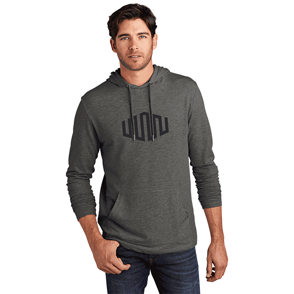 District Featherweight French Terry Hoodie - Coal