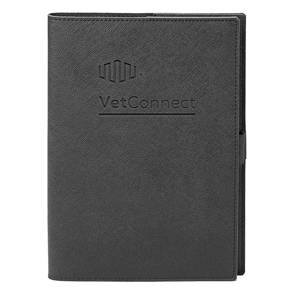 VetConnect Toscano Leather Refillable Journal