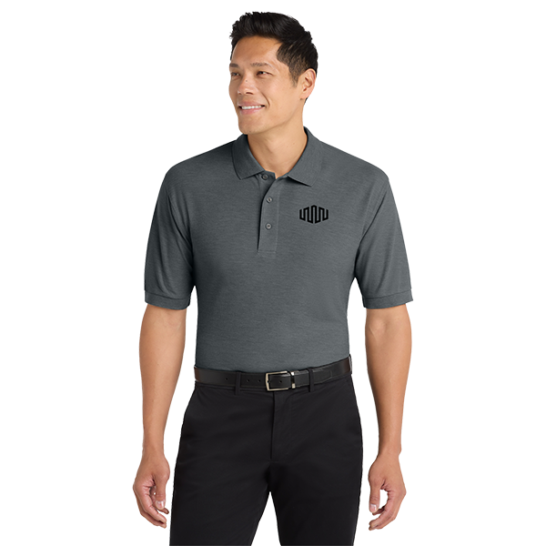 Port Authority Silk Touch Polo - Charcoal Heather