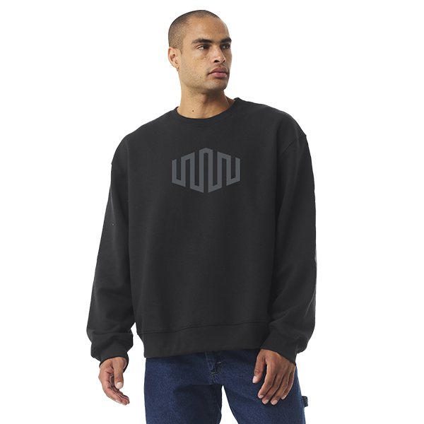BELLA+CANVAS Unisex 10 oz. Heavyweight Crewneck - Vintage Black