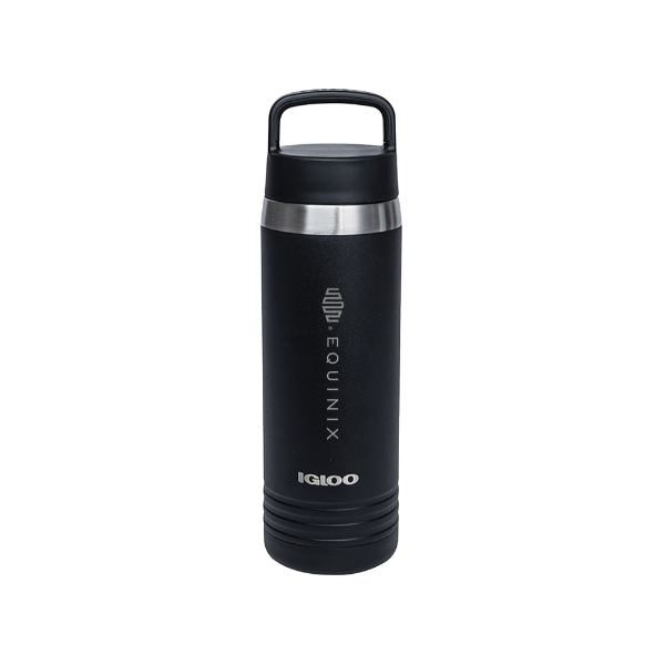 Igloo Vacuum Insulated Bottle - 24 Oz - Black