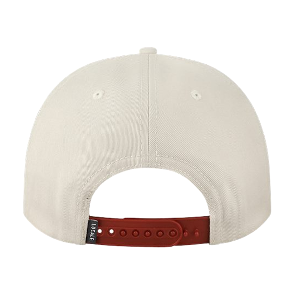 Locale Five-Panel Rope Cap - Cream