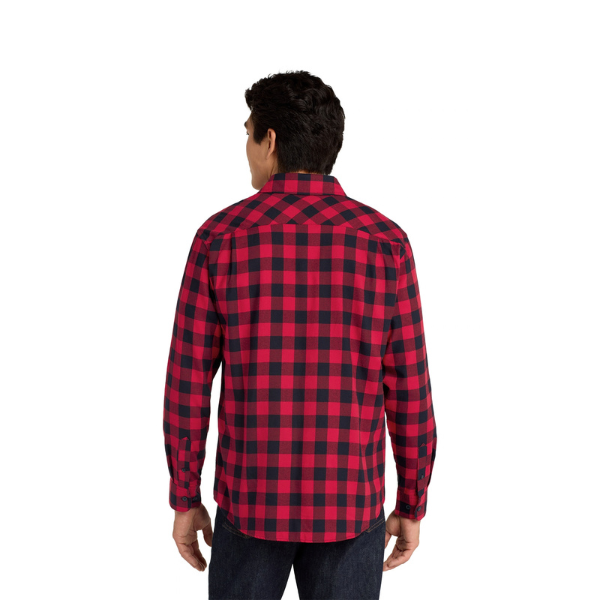 Port Authority Plaid Flannel Shirt - Red/Black Buffalo Check