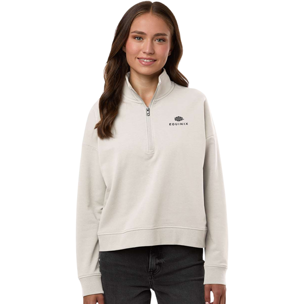 Ladies' Perform Quarter-Zip Pullover - Smoke