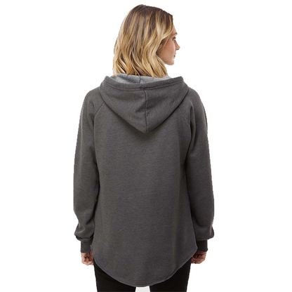 Ladies' Wave Wash Hooded Sweatshirt - Shadow
