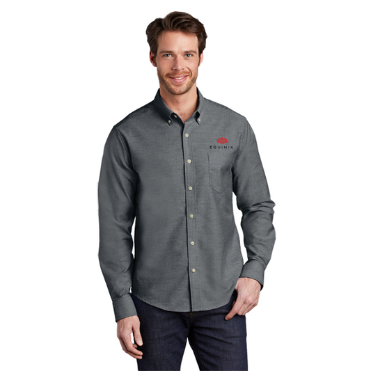 Port Authority ® Untucked Fit SuperPro ™ Oxford Shirt