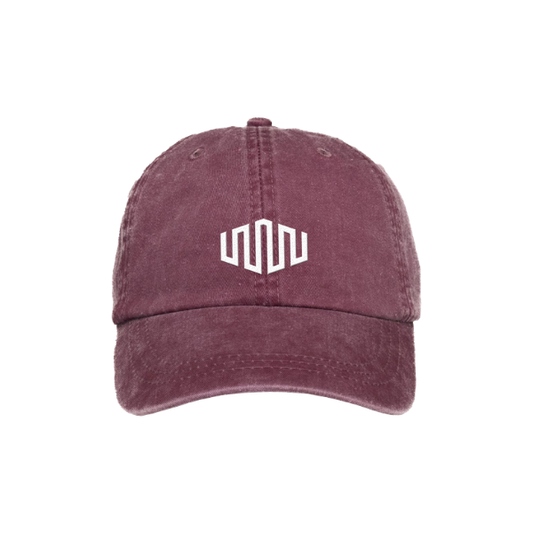Adams Headwear Optimum Pigment-Dyed Dad Hat - Burgundy