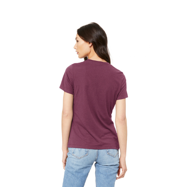 BELLA+CANVAS Ladies' Relaxed Jersey Short Sleeve Tee - Maroon