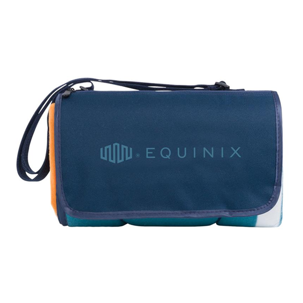 Marine Stripe Blanket Tote