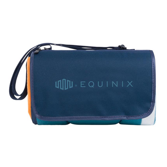 Marine Stripe Blanket Tote