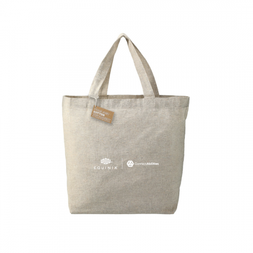 ConnectAbilities Recycled 5 oz Cotton Twill Tote Bag