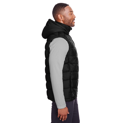 Spyder Men's Pelmo Puffer Vest with Detachable Hood