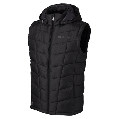 Spyder Men's Pelmo Puffer Vest with Detachable Hood