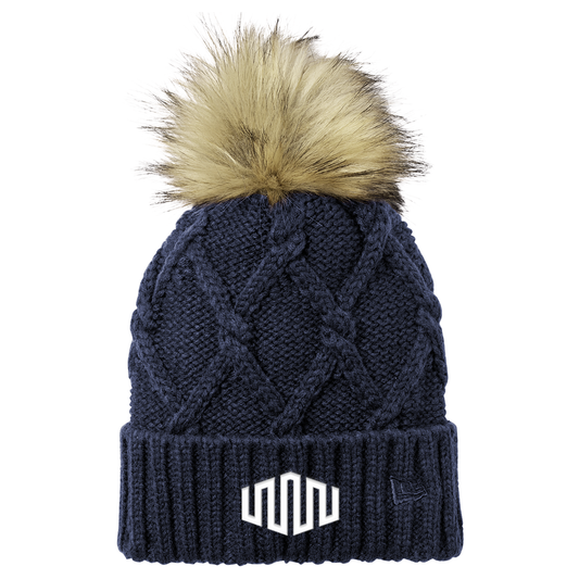 New Era Ladies Faux Fur Pom Beanie