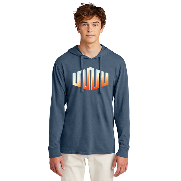 3D Fortress Beach Wash Pullover Hooded Tee