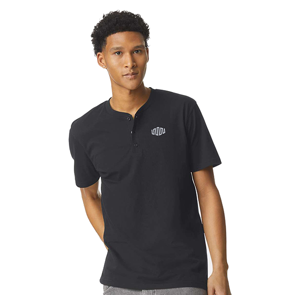 American Apparel CVC Henley Tee – Equinix Company Store