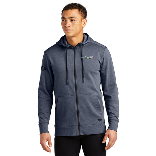 VetConnect New Era Tri-Blend Full-Zip Hoodie - Unisex
