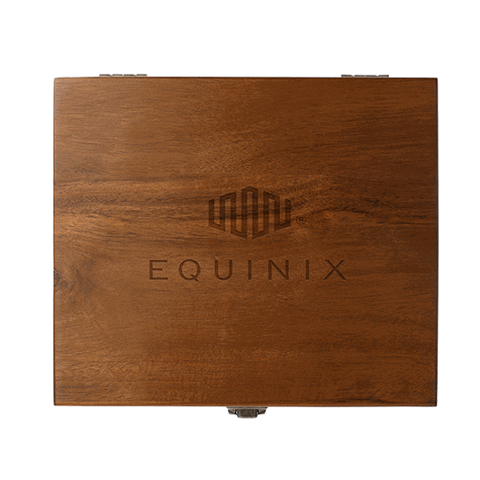 Graze Wood and Metal Wine Set