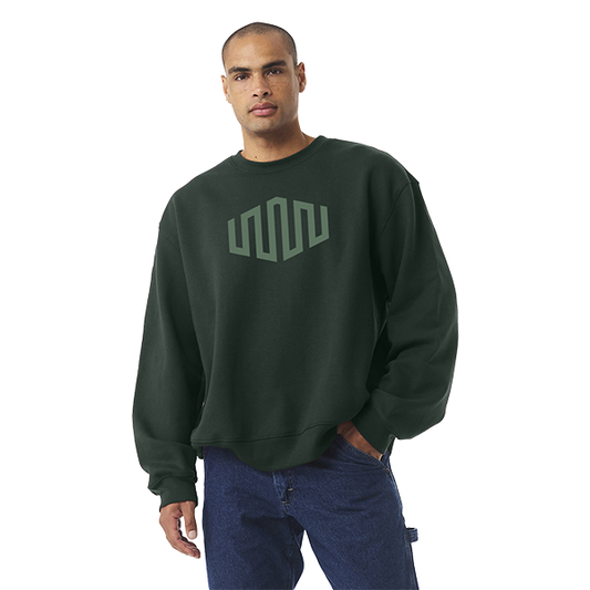 BELLA+CANVAS Unisex 10 oz. Heavyweight Crewneck - Forest