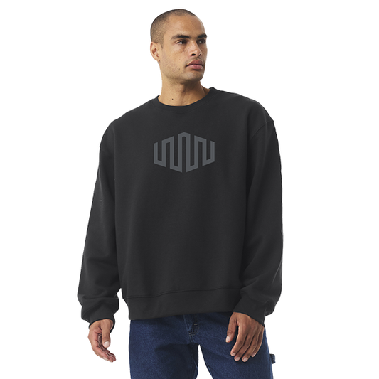BELLA+CANVAS Unisex 10 oz. Heavyweight Crewneck - Vintage Black
