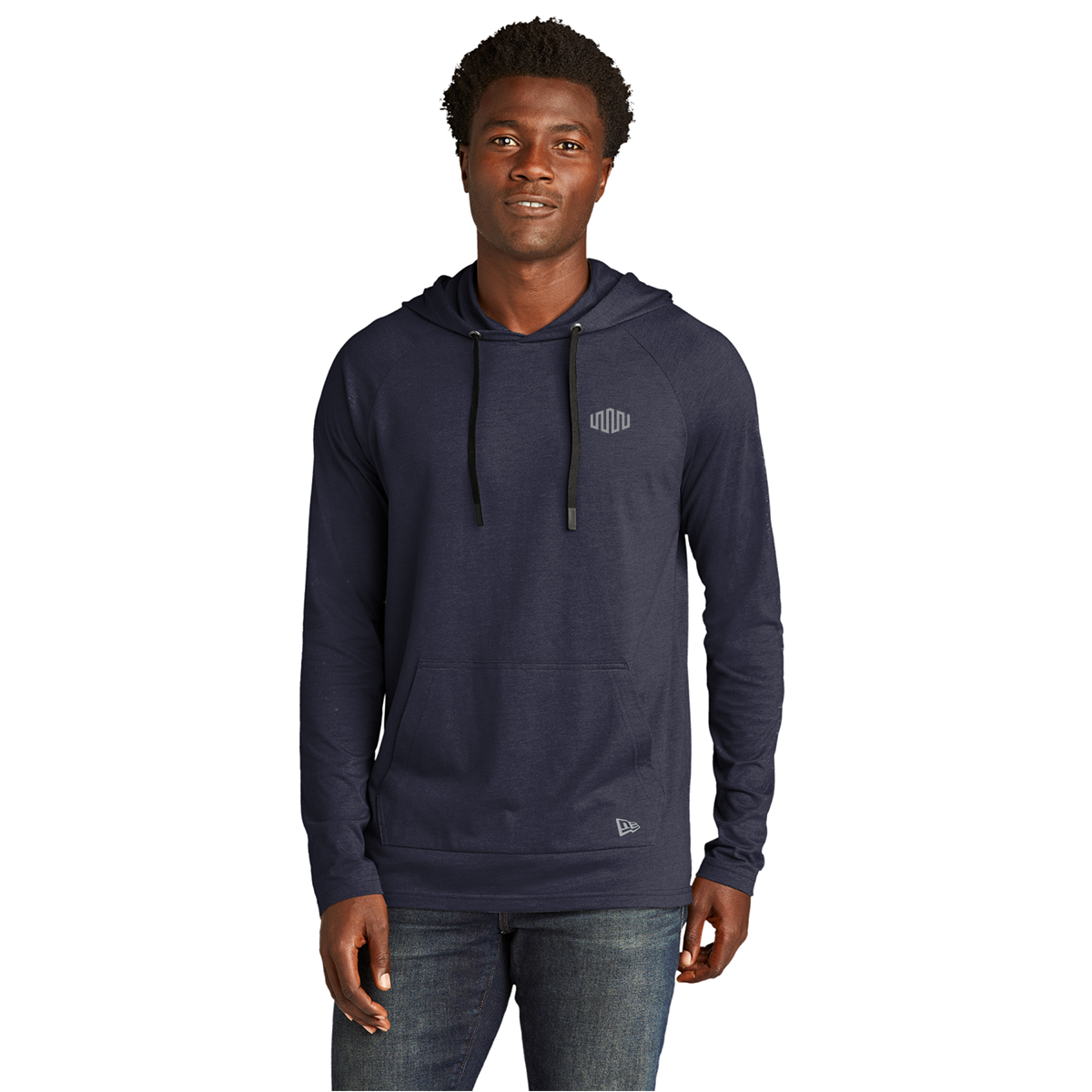 New Era Tri-Blend Fortress Hoodie - Navy