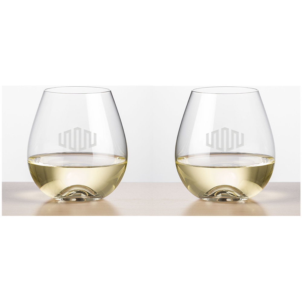 Fortress 19oz Stemless Wine Glasses (Set of 2)