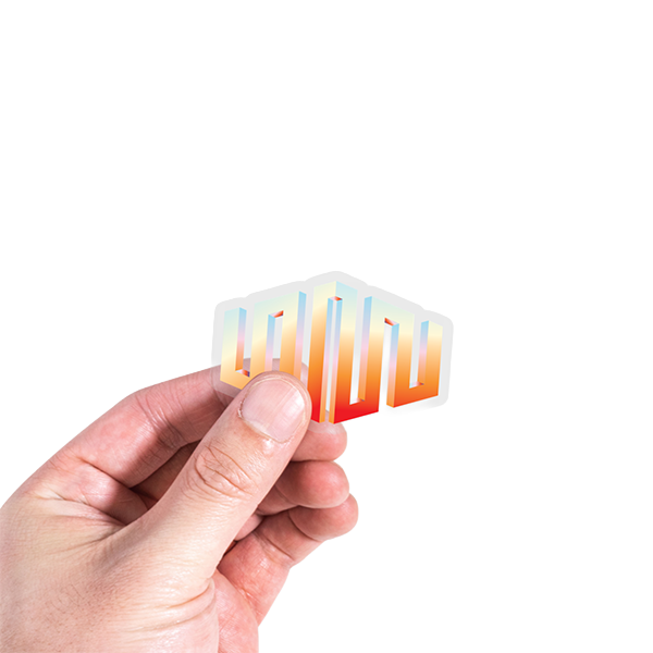 New 3D Fortress Clear Sticker