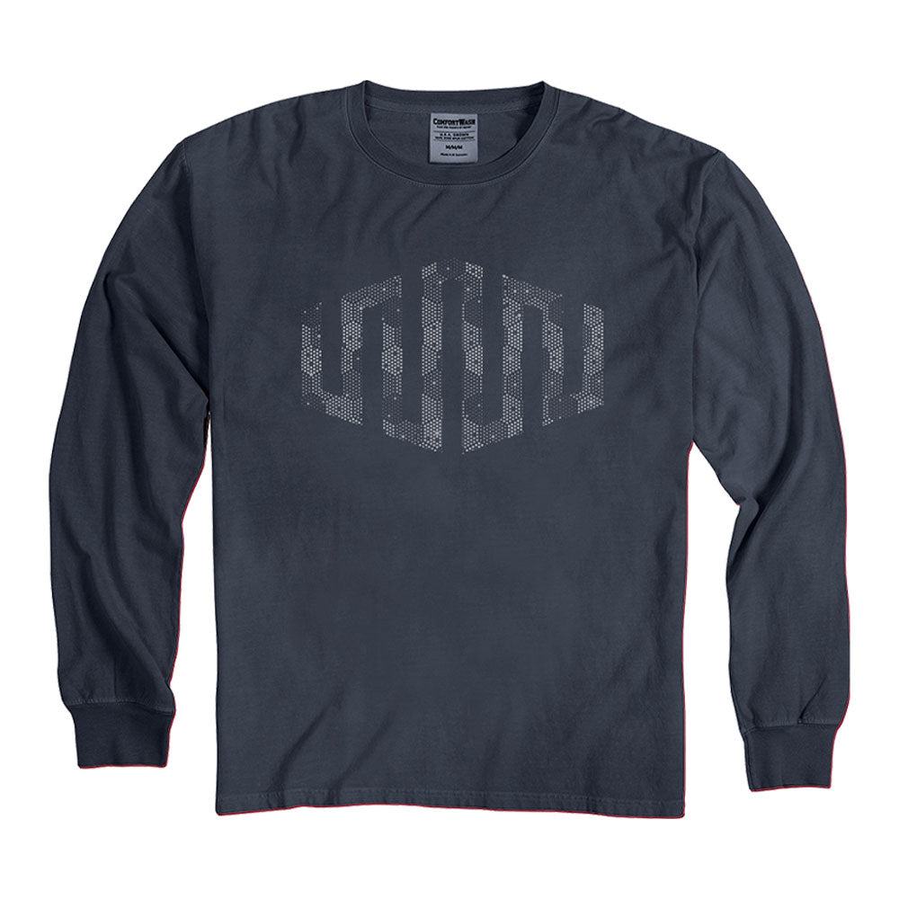 Long Sleeve Fortress Dot T-Shirt - Slate