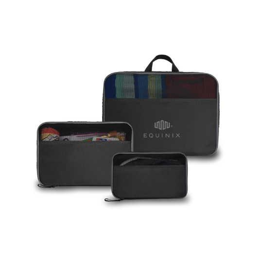 Jetsetter 3 Piece Packing Cube Set - Black