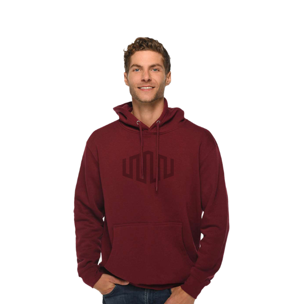 Lane Seven Unisex Premium Hoodie Sweatshirt - Burgundy