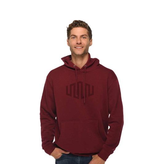 Lane Seven Unisex Premium Hoodie Sweatshirt - Burgundy