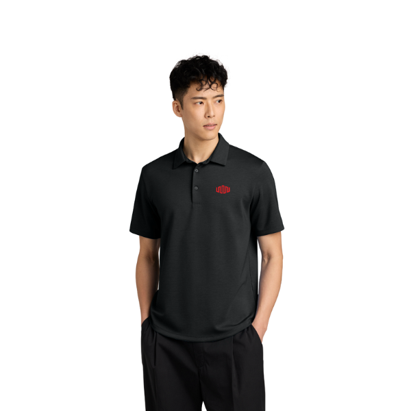 Mercer+Mettle Lite Spacer Polo - Deep Black