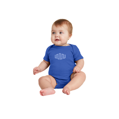 Rabbit Skins Infant Short Sleeve Baby Rib Bodysuit - Royal