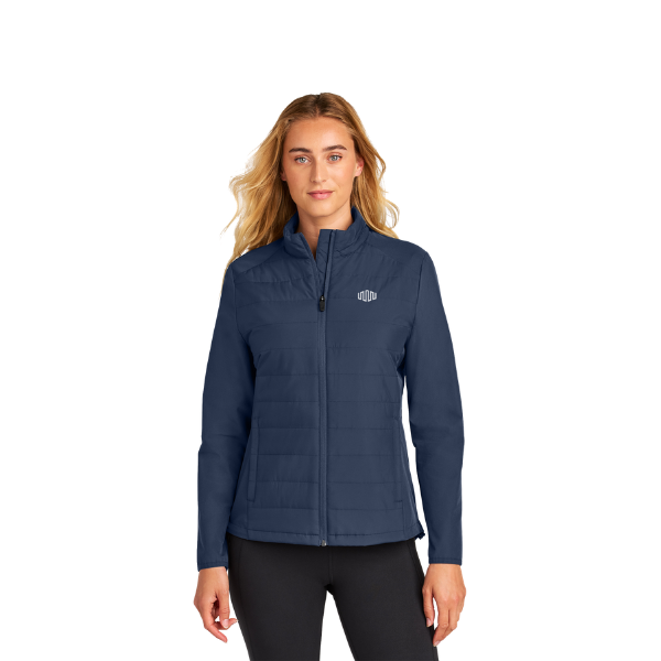 Sport-Tek Ladies' Teknical Hybrid Jacket - True Navy
