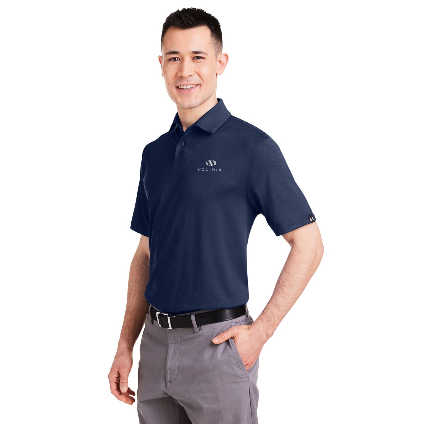 Under Armour Men's Recycled Polo (Navy)