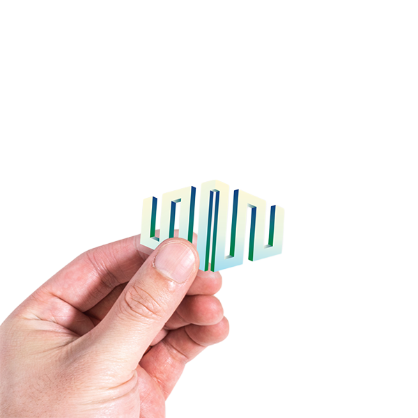 New 3D Fortress Clear Sticker
