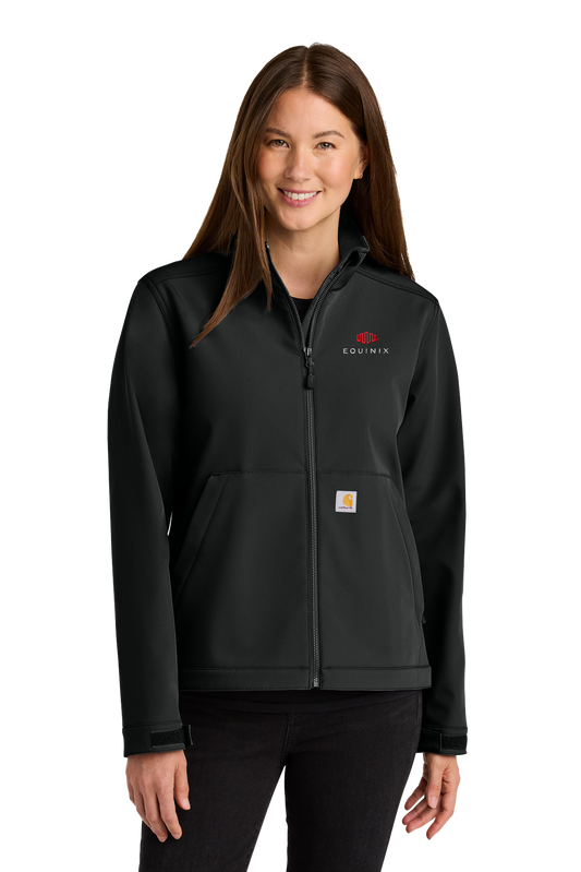 Ladies' Carhartt Rain Defender Soft Shell Jacket – Black