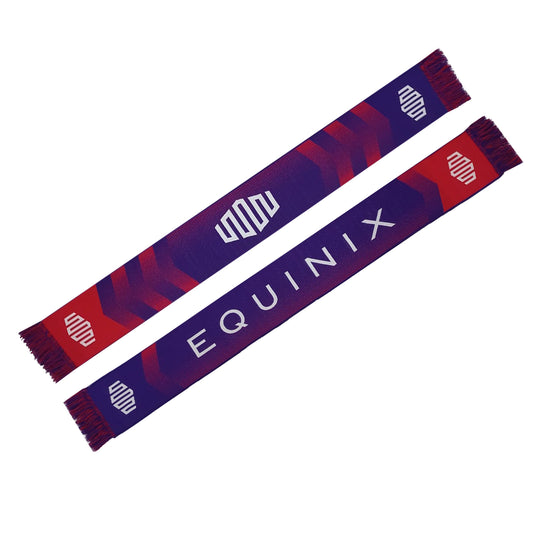 Red & Purple Equinix Scarf