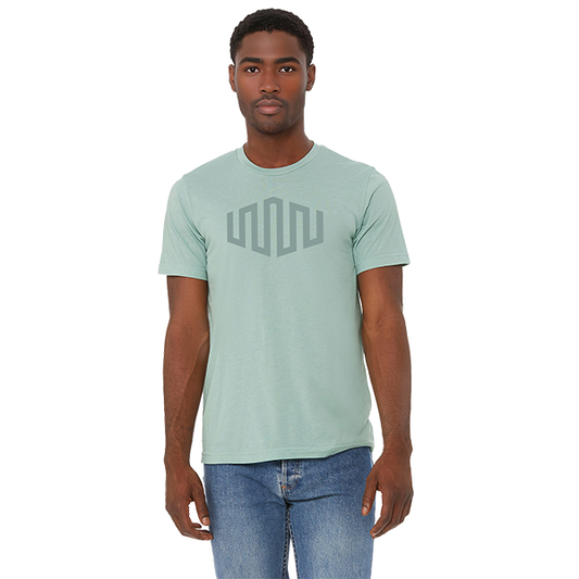 BELLA+CANVAS Unisex Triblend Tee - Dusty Blue