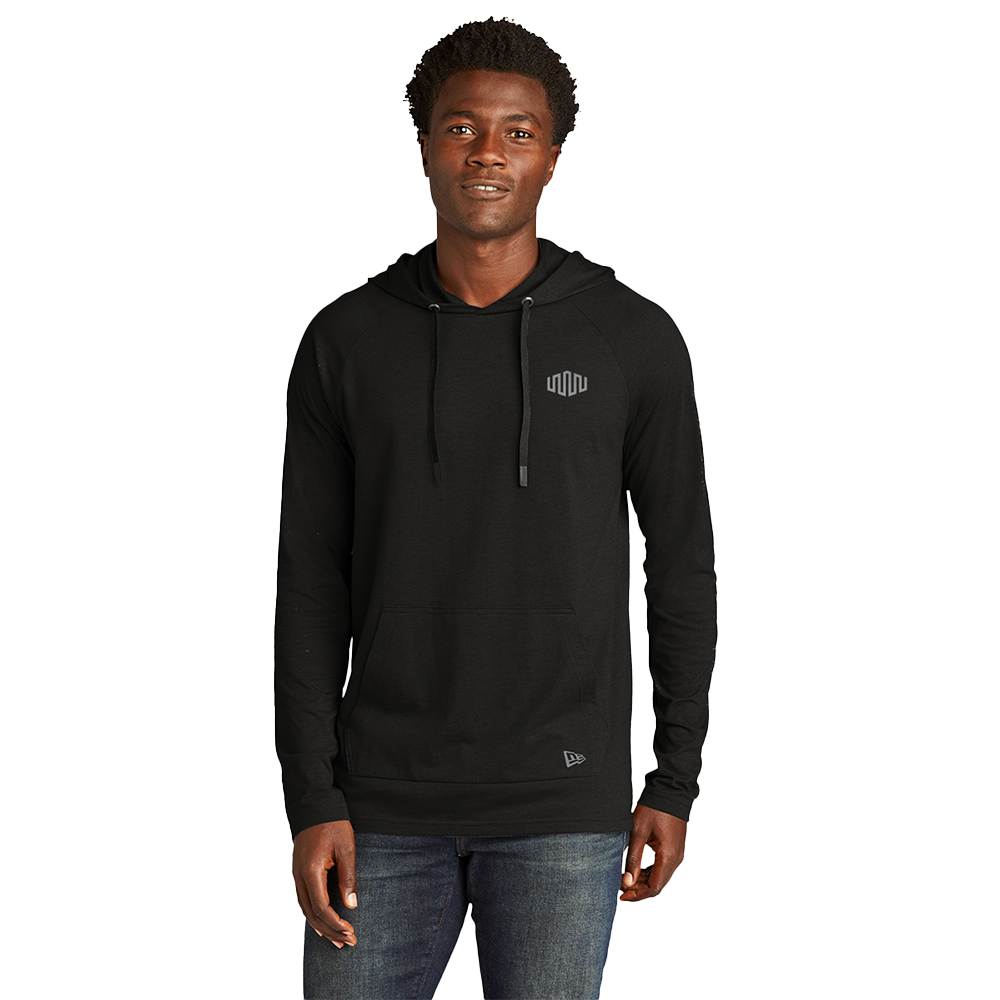 New Era Tri-Blend Fortress Hoodie - Black