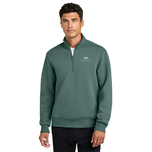 Mercer+Mettle Soft Spacer 1/4-Zip - Silver Pine