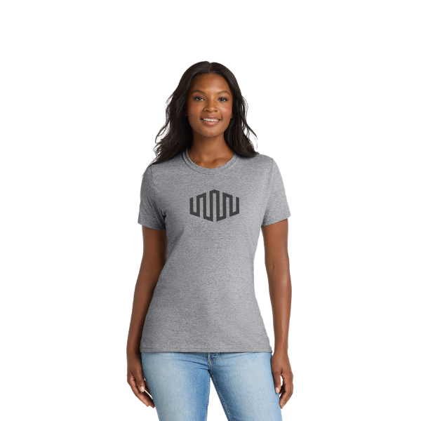 Port & Co Ladies' Core Blend Tee - Athletic Heather