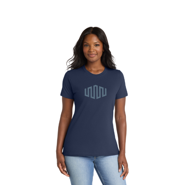 Port & Co Ladies' Core Blend Tee - Navy