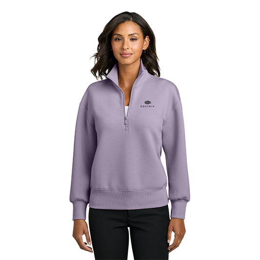 Mercer+Mettle Soft Spacer 1/4-Zip - Purple