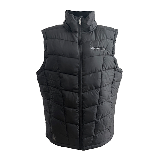 Spyder Men's Pelmo Puffer Vest with Detachable Hood