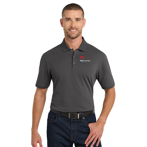 VetConnect Men’s Port Authority 100% EZCotton Polo