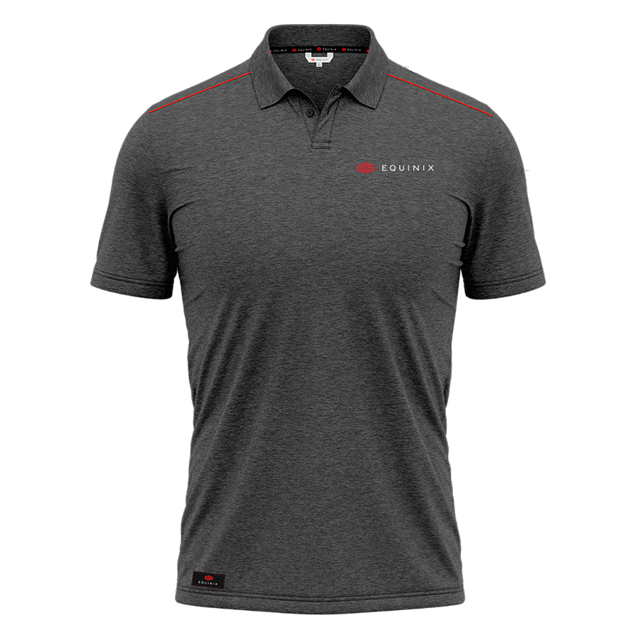 Polo Equinix Comfort para hombre - Carbon Heather